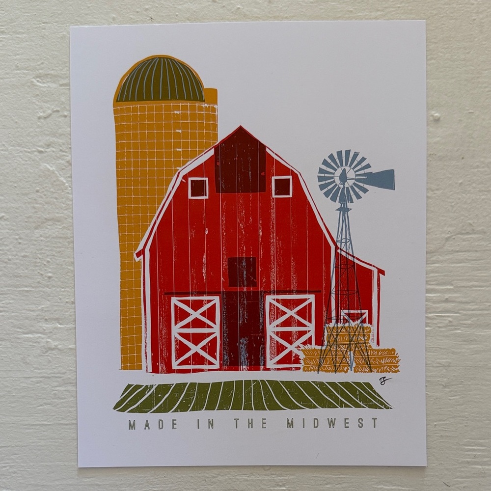 Red Barn Art Print